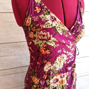 Floral Maxi Wrap Dress